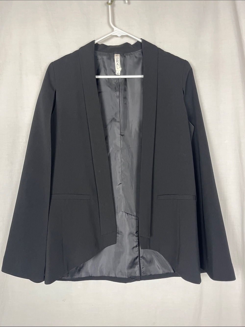 Mural Art Has No Boundaries Black Women's Sleeveless Blazer Cape